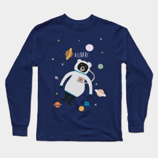 Allbärt. Bear in Space. Long Sleeve T-Shirt